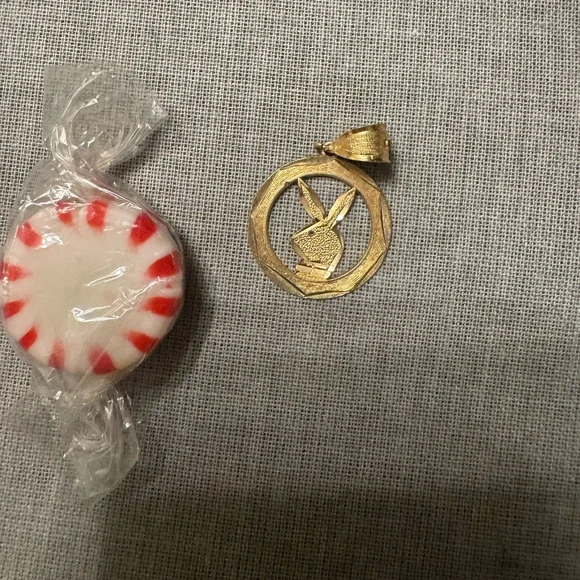 10KT gold playboy pendent - Picture 1 of 3